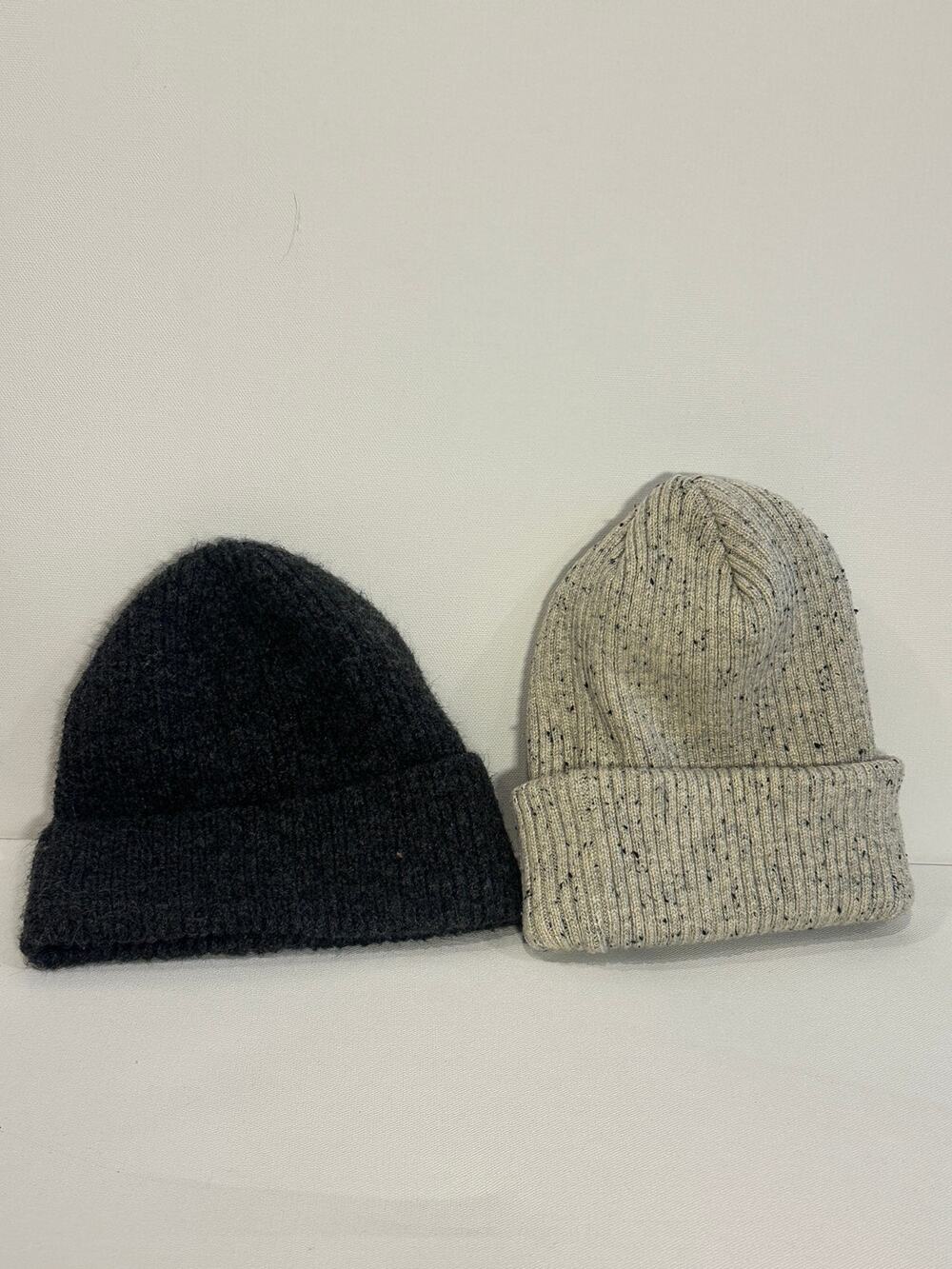 Set of 2 Unisex Everyday Ribbed Knit Cuffed Beanies American Eagle & Goodfellow